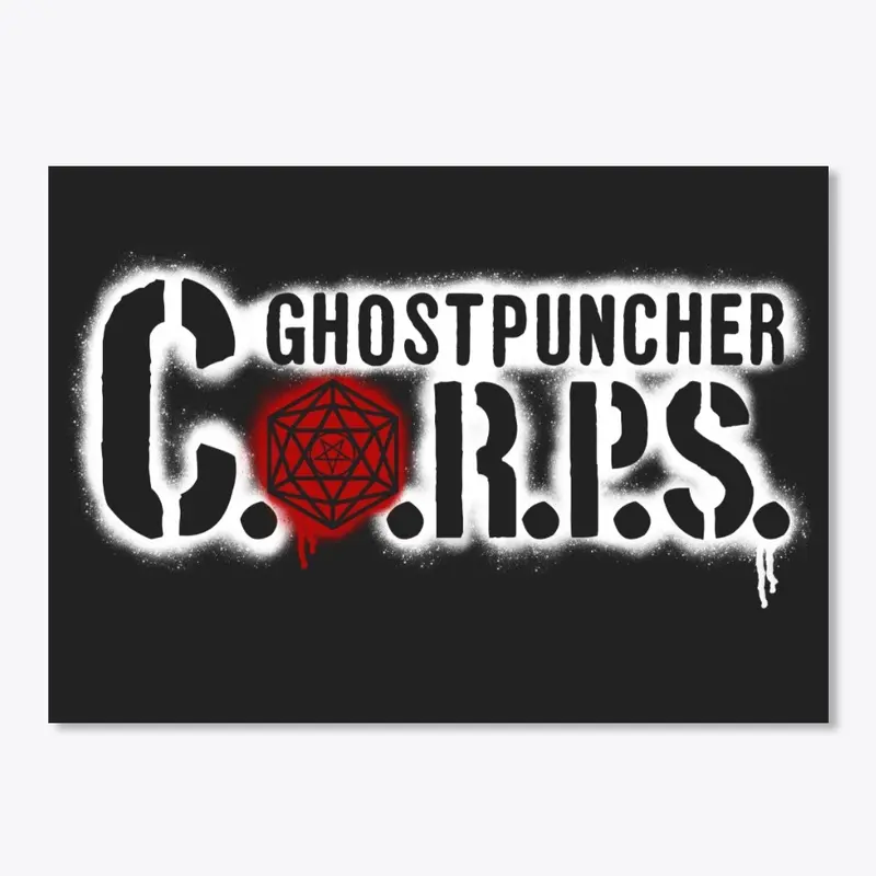 Ghostpuncher Corps Logo - Black